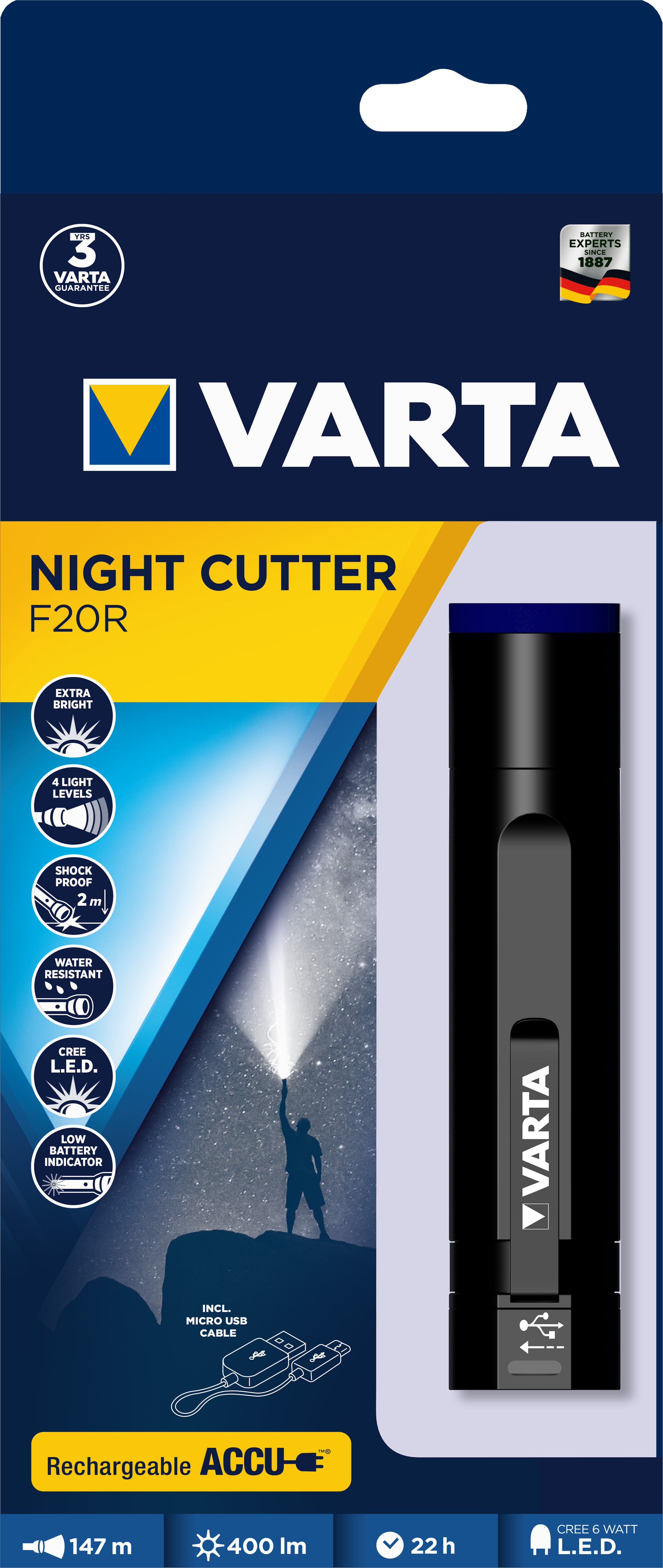 VARTA TORCHE rechargeable VARTA