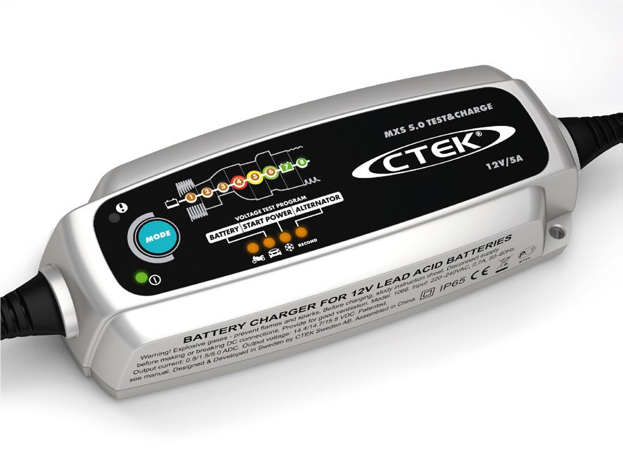 CHARGEUR CTEK MXS 5.0 NEW 12V - 0.8 & 5A CTEK