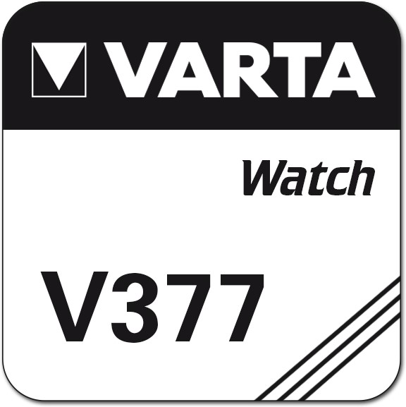 VARTA Pile montre SR66/V377 - 1,55V oxyde d'argent VARTA