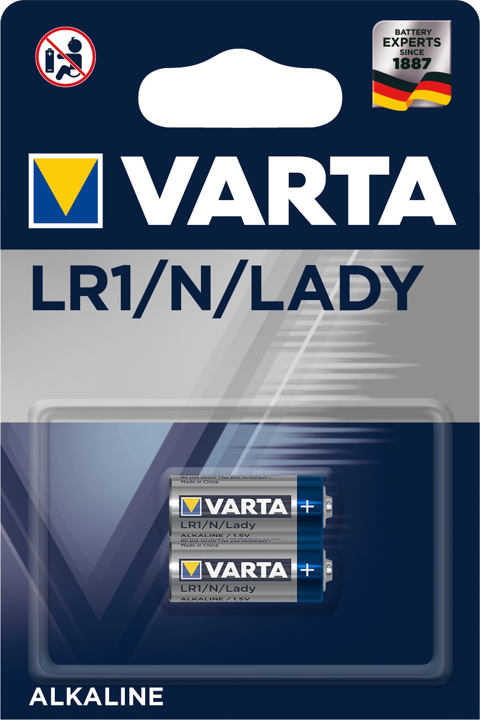 VARTA LR1/MN9100/N x2 Pile alcaline 1,5V VARTA