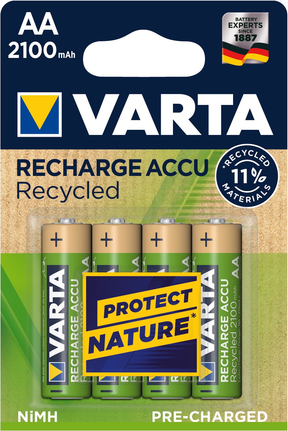 VARTA ACCU RECYCLED AA/R6 x4 2100mAh VARTA