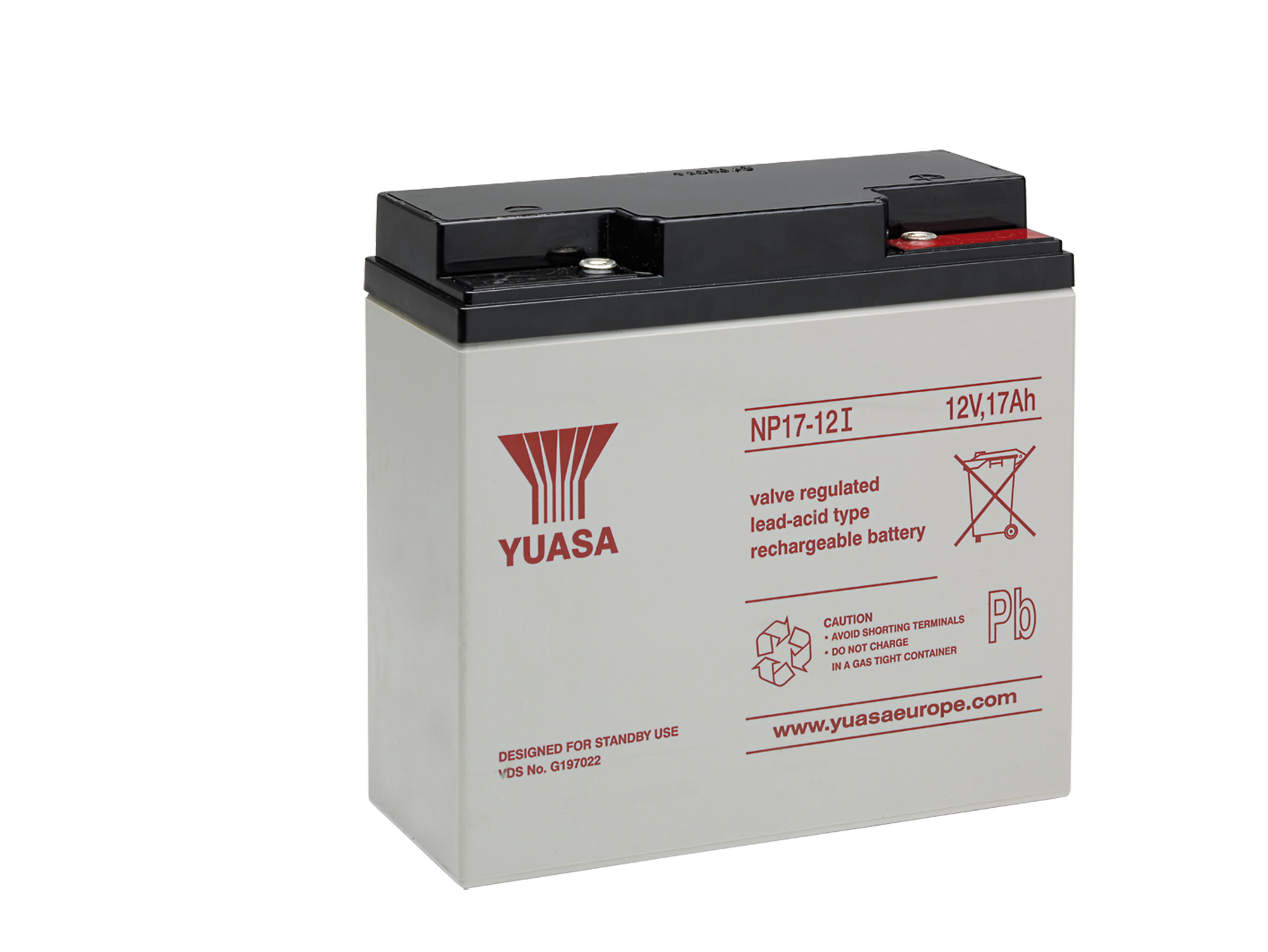 YUASA Plomb Etanche NP17-12I / 12V 17Ah YUASA