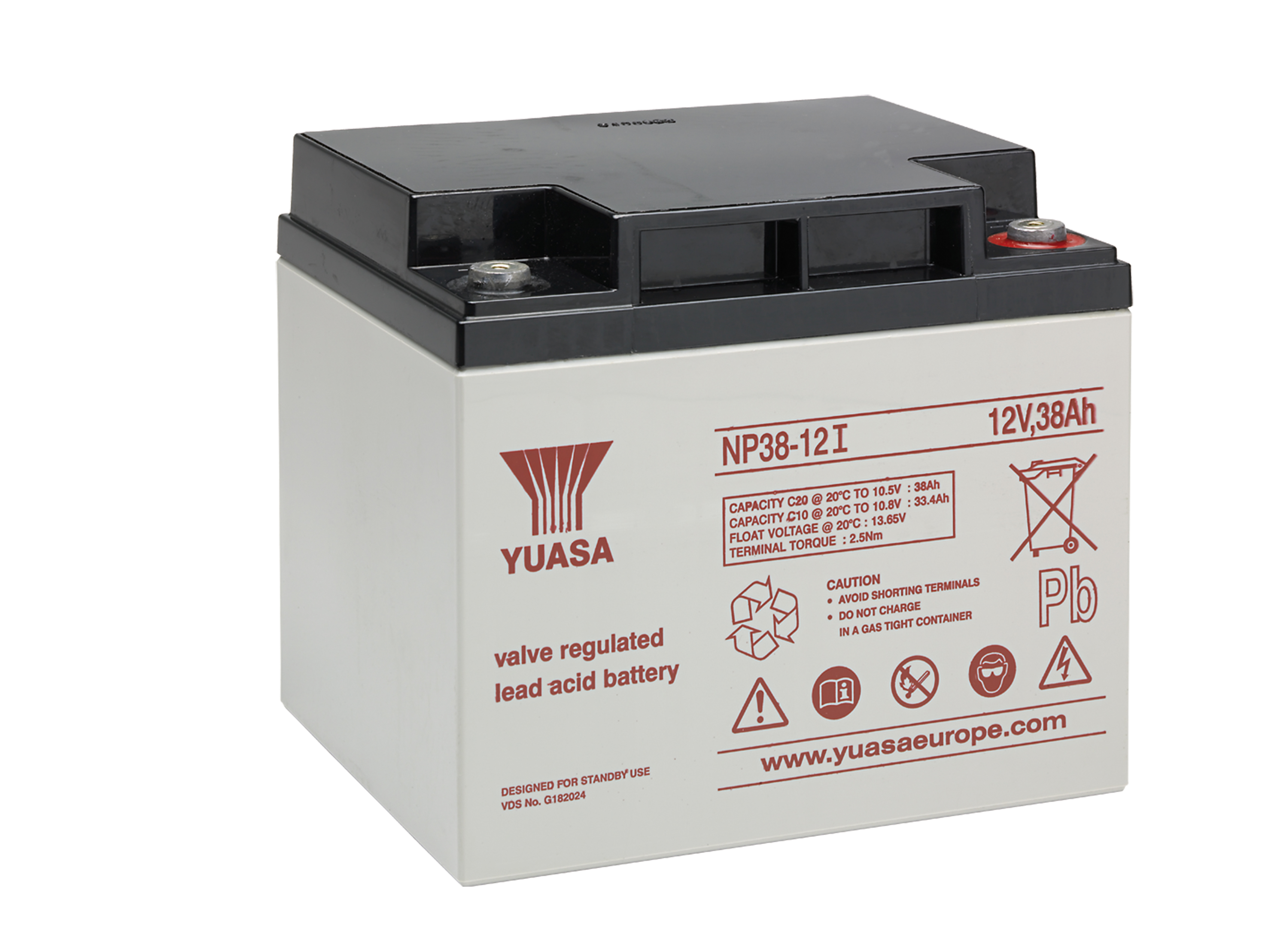 YUASA Plomb Etanche NP38-12I / 12V 38Ah YUASA