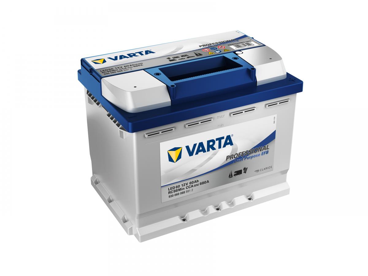 VARTA Professional Dual Purpose EFB 60 Ah 680 CCA - Vaica - spécialiste  batteries