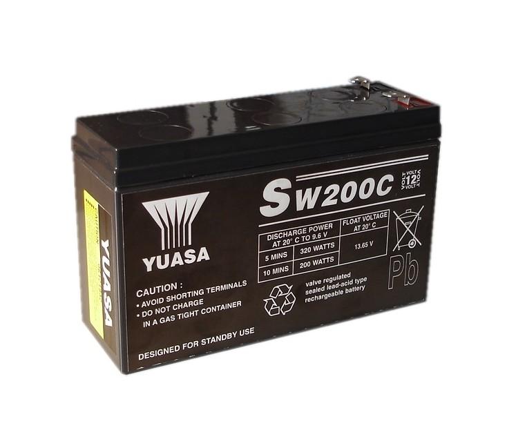 YUASA Plomb Etanche GAMME SW - Applications décharges rapides 12V 5,8Ah YUASA