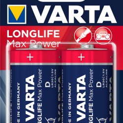 VARTA LONGLIFE MAX POWER Pile alcaline D/LR20 x2 VARTA