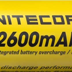 Pile NITECORE Li-ion 2600Mah NITECORE