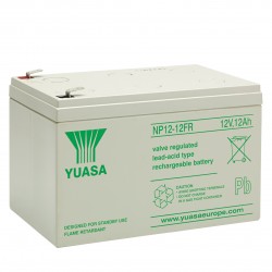 YUASA Plomb Etanche NP12-12FR / 12V 12Ah FLAMME RETARDANTE YUASA