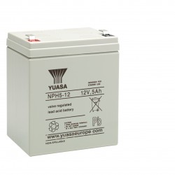 YUASA Plomb Etanche GAMME NPH Décharges rapides 12V 5,2Ah YUASA