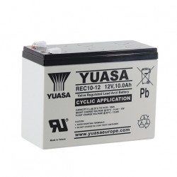 YUASA Plomb Etanche REC10-12 - applications cycliques 12V 10Ah YUASA