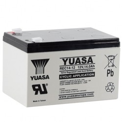 YUASA Plomb Etanche REC14-12 - applications cycliques 12V 13Ah YUASA