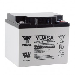 YUASA Plomb Etanche REC50-12I - applications cycliques 12V 50Ah YUASA