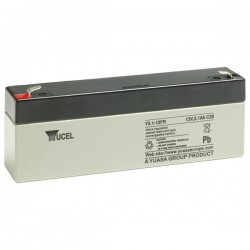 YUCEL Plomb Etanche Y2.1-12FR / 12V 2,1Ah FLAMME RETARDANTE YUASA