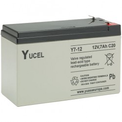 YUCEL Plomb Etanche Y7-12 / 12V 7Ah YUASA